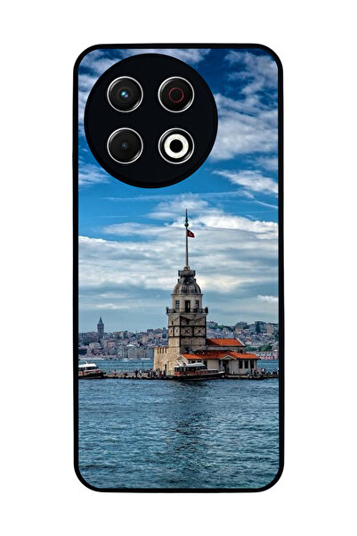 TECNO Spark 30 Pro Compatible Printed, Matte Black, Soft Silicone, Protective...