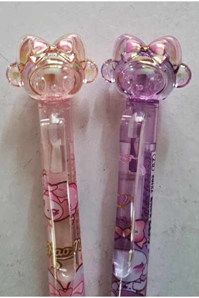 Modellino 2-Pack Pink Lilac Caty Fun Crystal Clipsten Push-Click Lucky Day 07...
