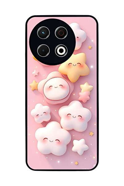 TECNO Spark 30 Pro Compatible Printed, Matte Black, Soft Silicone, Protective...