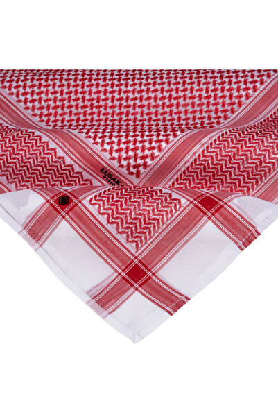 LUSAKA Lusaka Red Shemagh, New Model with a Modern and Elegant Design - A Lux...