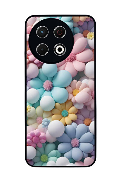 TECNO Spark 30 Pro Compatible Printed, Matte Black, Soft Silicone, Protective...