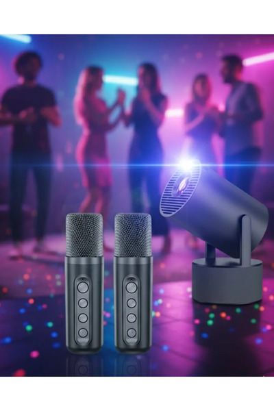 Twin Store Projection Karaoke Device with Android System 180 °   Rotating Head