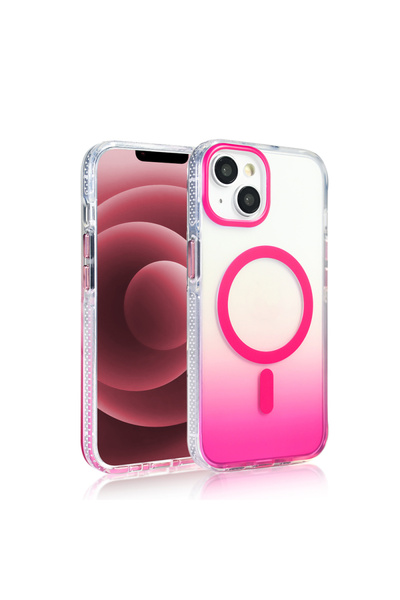 Paladyum Case Transparent Color Gradient Rose Pink Taurus Cover Compatible wi...