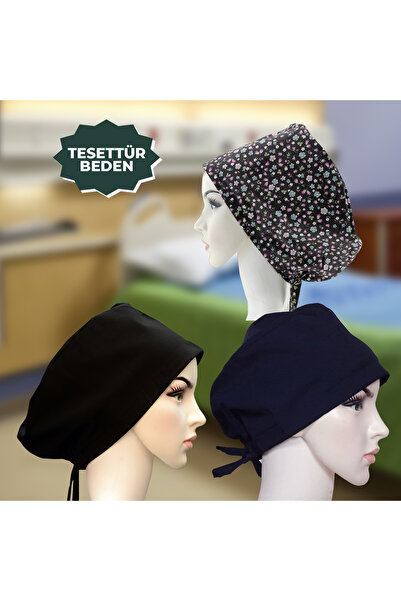 YİĞİTBAŞI 3 BİR ARADA Mürdüm-Çiçekli-Siyah-Lacivert Doktor Cerrahi Bone Hasta...