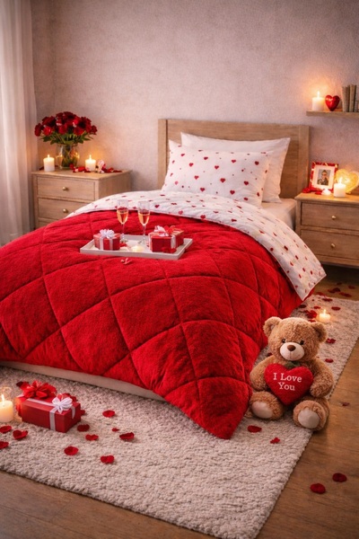 sternen glanz New Velmira Cotton Patterned Double-Sided Wellsoft Single Quilt...