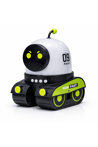 Bubitechh Yıldızlı Gece Lambası Projektör Bluetooth Robot Çocuk Odası