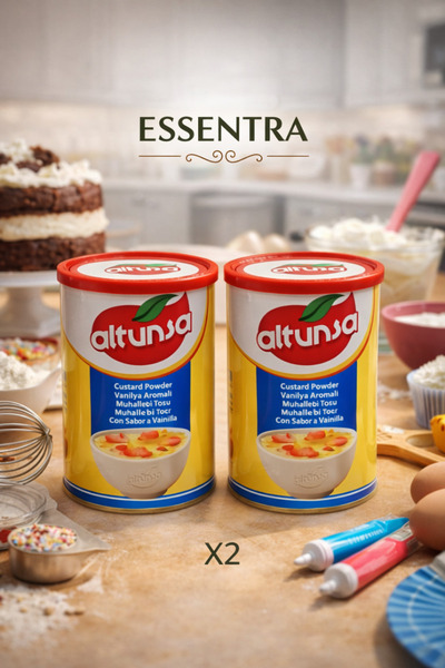 Essentra Home Vanilyalı Custard 240G x2 – Tatlılık İçin Ekonomik Set E,A
