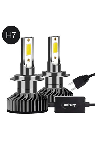 infintary Becuri Led, model H7,Led Drive Pro Infintary,COB, F2 ,6500K,Canbus,...