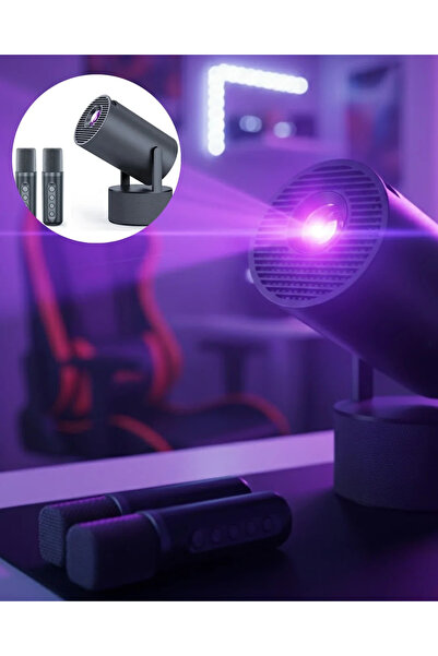 Twin Store Black Android System Karaoke Projection 180 °   Rotating Head