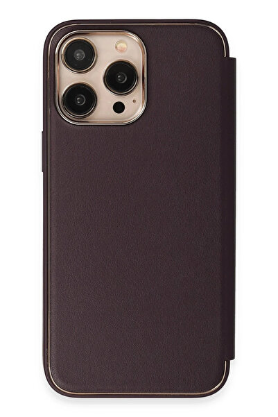 POYRAZ MARKET Newface iPhone 13 Pro Case with Dolpin Cover - Deep Purple