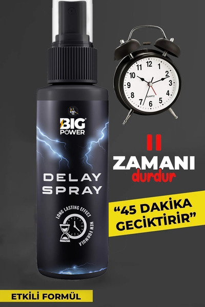 BİG POWER Yeni Erkeklere Özel Geliştirilmiş Géciktirici Sprey Ekstra Etkili P...