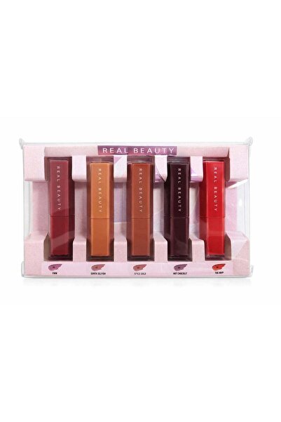 real beauty Liquid Lipsticks Set – 5 Velvet Colors