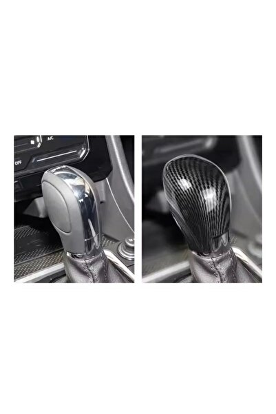 CİHAN GROUP Dsg Gear Shift Knob Carbon Patterned Protection Cover Passat B8 B...