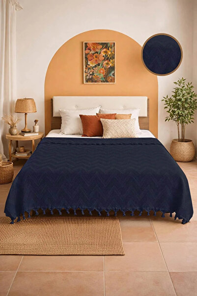 Bikaya Home Bohemian Elite Jacquard Double Cotton Pique |   200X230 cm |   Fr...