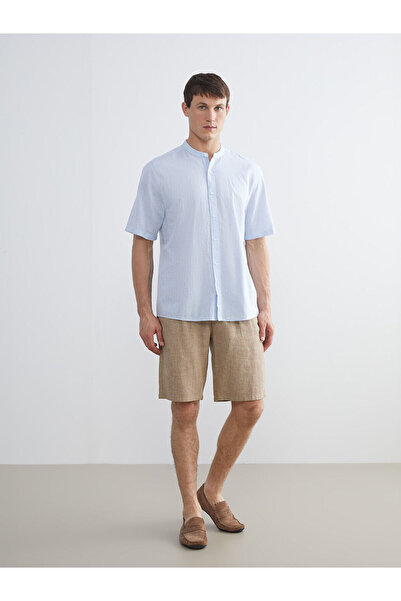 LC Waikiki Ανδρικό σορτς Vizyon New Season Standard Fit από μείγμα λινών