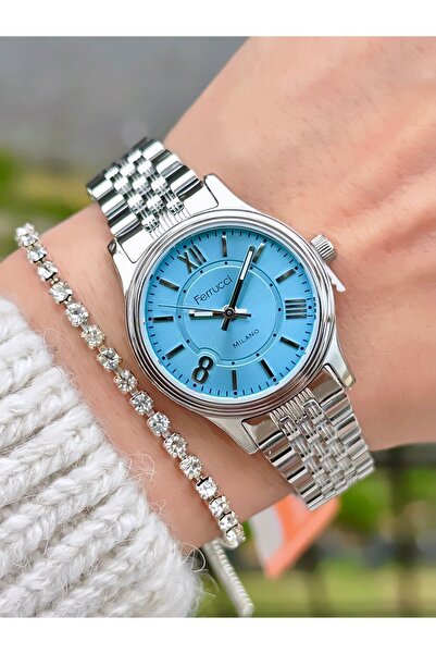 Ferrucci Women's Wristwatch New Model Steel Band Small Case Waterproof 2-Year...