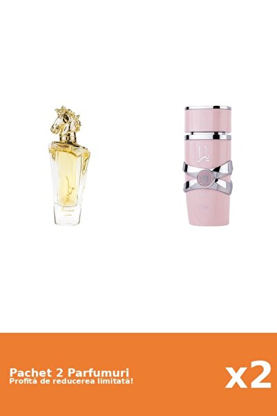 lattafa Set 2 Parfumuri Lattafa: Apa de Parfum Maahir, Lattafa, Barbati - 100...
