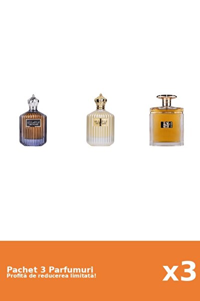 ARD AL ZAAFARAN Set 3 Parfumuri Ard Al Zaafaran: Apa de Parfum I Am the King,...