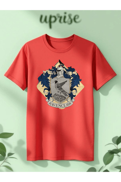 Vordevia Ravenclaw Printed Cotton Oversize T-Shirt