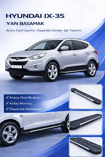 ACK Dizayn HYUNDAİ İX35 2010-2015 ARACA ÖZEL ÜRETİM YAN BASAMAK ALÜMİNYUM A+