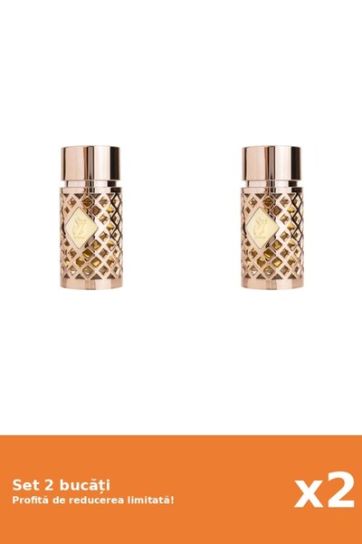 ARD AL ZAAFARAN Set 2 x Apa de Parfum Jazzab Gold, Ard Al Zaafaran, Femei - 1...