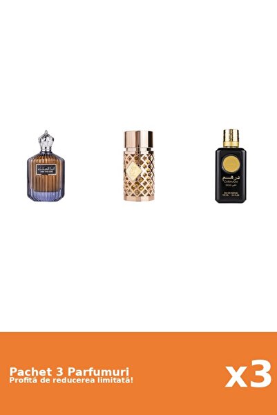 ARD AL ZAAFARAN Set 3 Parfumuri Ard Al Zaafaran: Apa de Parfum I Am the King,...
