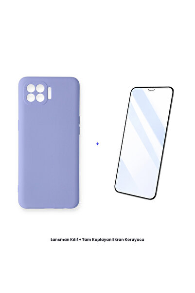 cepmoda حافظة إطلاق نار لهاتف اوبو رينو 4 لايت + مجموعة واقي شاشة كامل التغطي...