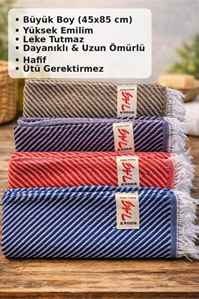 tag 4’lü Büyük Boy Peşkir Mutfak Havlusu,45x85 cm,Süper Emici,Hızlı Kurur,Lek...
