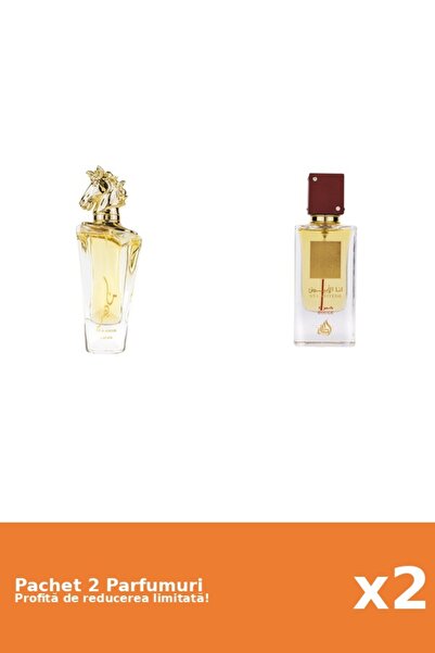 lattafa Set 2 Parfumuri Lattafa: Apa de Parfum Maahir, Lattafa, Barbati - 100...