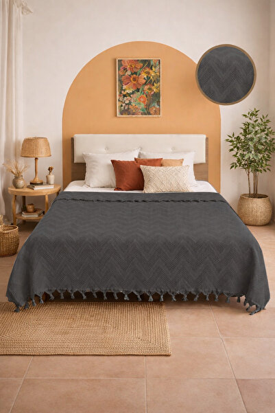 Bikaya Home Bohemian Elite Jacquard Double Cotton Pique |   200X230 cm |   Fr...