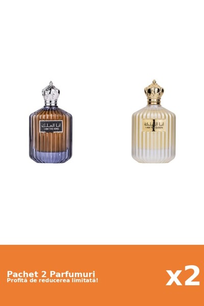 ARD AL ZAAFARAN Set 2 Parfumuri Ard Al Zaafaran: Apa de Parfum I Am the King,...