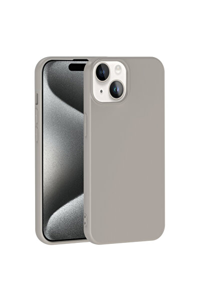Paladyum Case Velvet Inside Silver Launch Silicone Case Compatible with iPhon...
