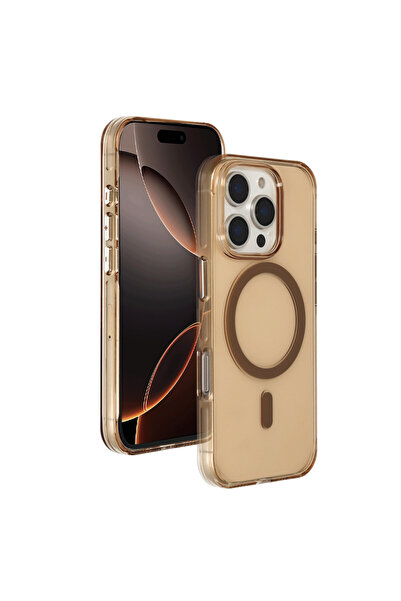 Paladyum Case iPhone 16 Pro Max Compatible Non-Yellowing Hard Mica Transparen...