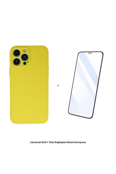 cepmoda حافظة إطلاق نار لهاتف آيفون 13 برو ماكس + مجموعة واقي شاشة مضاد للكهر...