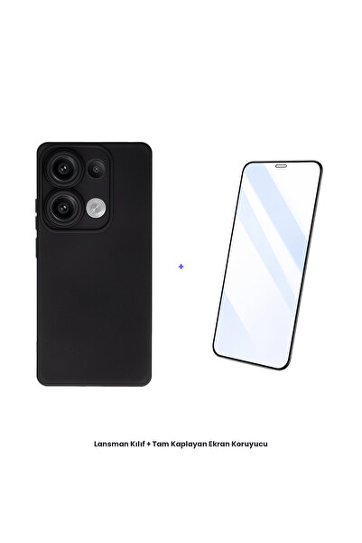 cepmoda حافظة إطلاق Redmi Note 13 Pro 4G + مجموعة واقي شاشة مضاد للكهرباء الس...