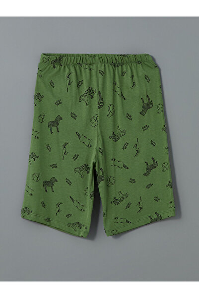 LC Waikiki Pantaloni scurți de pijama pentru băieți Özmarka, sezon nou, cu ta...