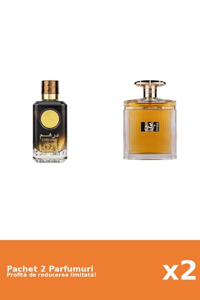 ARD AL ZAAFARAN Set 2 Parfumuri Ard Al Zaafaran: Apa de Parfum Dirham Oud, Ar...