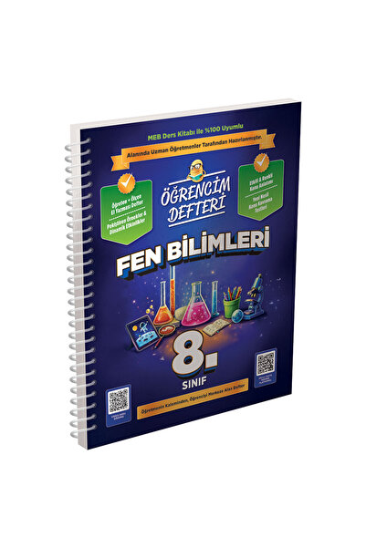 Murat Yayınları 2026-2027 Müfredat 8 Sınıf LGS Öğretmen El Yazması defter Fen...