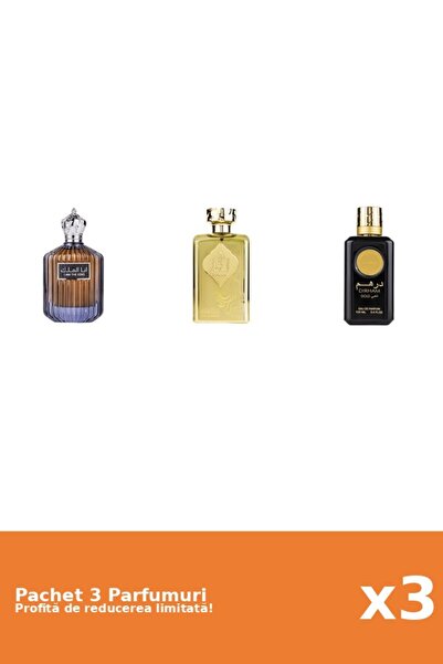 ARD AL ZAAFARAN Set 3 Parfumuri Ard Al Zaafaran: Apa de Parfum I Am the King,...