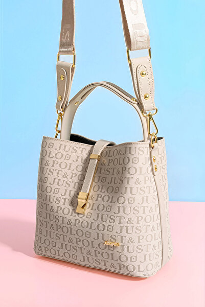 POLO CLUB Women's Lock Detailed 3-Compartment Long Strap Hand & Shoulder Bag ...