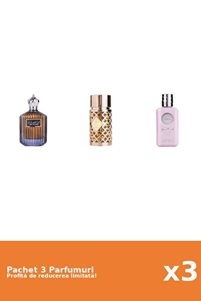 ARD AL ZAAFARAN Set 3 Parfumuri Ard Al Zaafaran: Apa de Parfum I Am the King,...