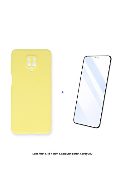 cepmoda Redmi Note 9 Pro Launch Case + Full Coverage Antistatic Screen Protec...