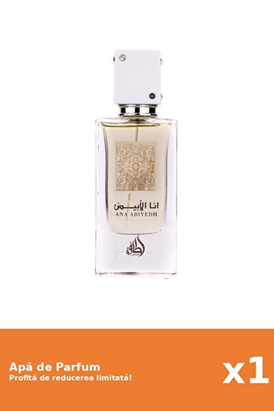 lattafa Apa de Parfum Ana Abiyedh White, Lattafa, Femei - 60ml