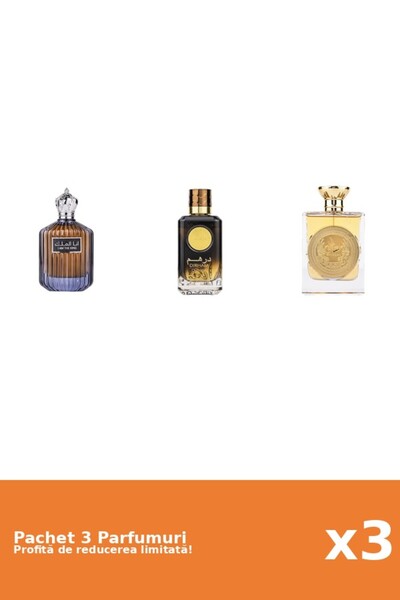ARD AL ZAAFARAN Set 3 Parfumuri Ard Al Zaafaran: Apa de Parfum I Am the King,...
