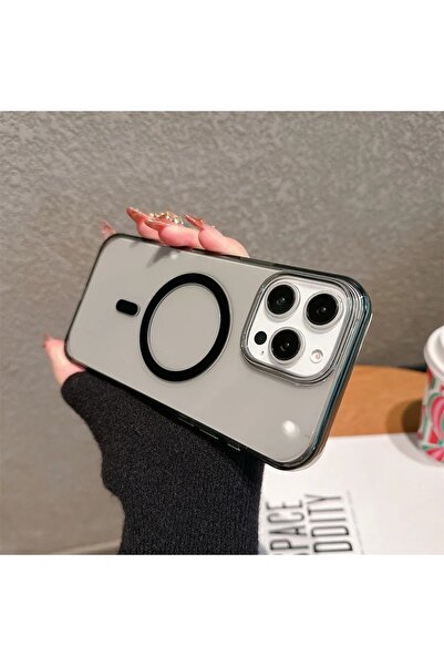 Paladyum Case iPhone 16 Pro Max Compatible Non-Yellowing Hard Mica Transparen...