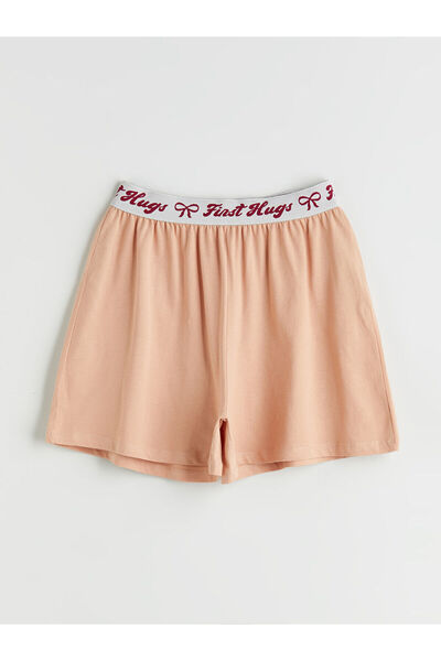 LC Waikiki Pantaloni scurți de pijama pentru fete Özmarka, sezon nou, cu tali...