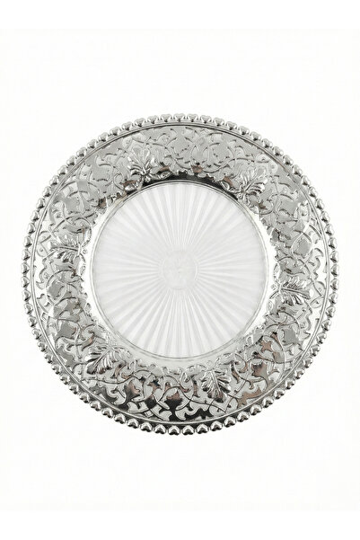 Le Paon 6 Pieces 31 cm Polycarbonate Unbreakable Plate - Luxurious Crystal-Lo...