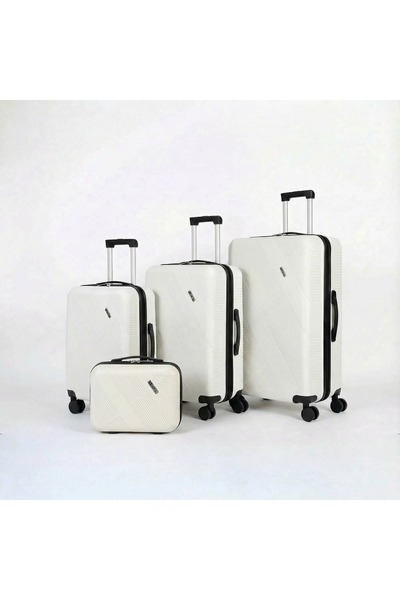 Flieger Luggage طقم حقائب سفر مكون من 3 أو 4 قطع، حقيبة سفر صلبة بعجلات، قفل،...