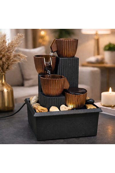 Fixport Led Işıklı Dekoratif Su Şelalesi