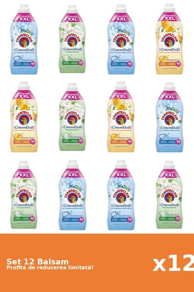 Chanteclair Set of 12 Chanteclair Balms: 5xLotus, 4xWhite Musk, 3xOrange